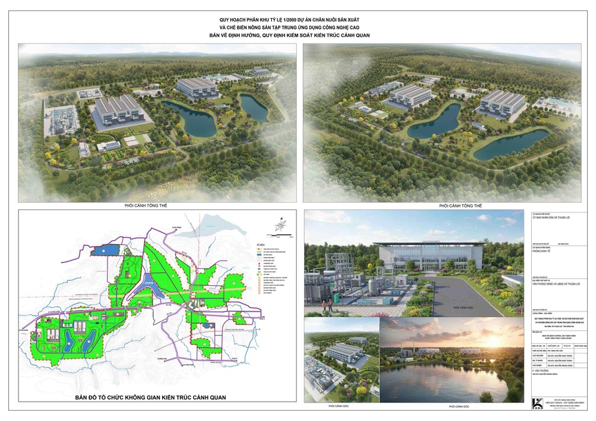 Thông tin về dự án. Nguồn ảnh: UBND xã Thuận Lợi