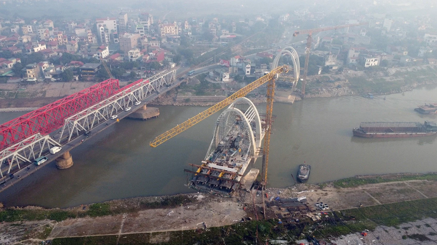 Cây cầu 1.800 tỷ thay thế cây cầu hơn 100 tuổi sẽ bị phá dỡ ở Hà Nội: Đã được gỡ khó, tăng tốc hoàn thành- Ảnh 2.