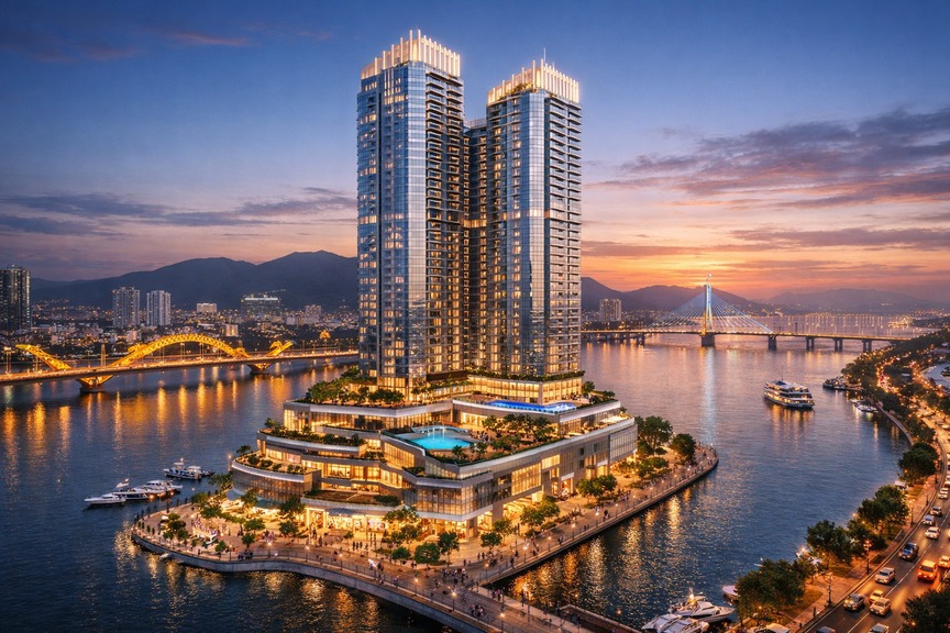 Bắt đầu triển khai dự án khu phức hợp 35 tầng sở hữu 4 mặt tiền ven dòng sông biểu tượng của TP đáng sống nhất Việt Nam- Ảnh 1.