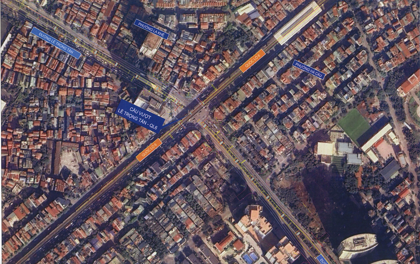 Sắp có cầu vượt 880 tỷ đi trên tuyến đường sắt đô thị đầu tiên của Việt Nam, giải cứu kẹt xe cửa ngõ Thủ đô- Ảnh 1. Sắp có cầu vượt 880 tỷ đi trên tuyến đường sắt đô thị đầu tiên của Việt Nam, giải cứu kẹt xe cửa ngõ Thủ đô- Ảnh 1.