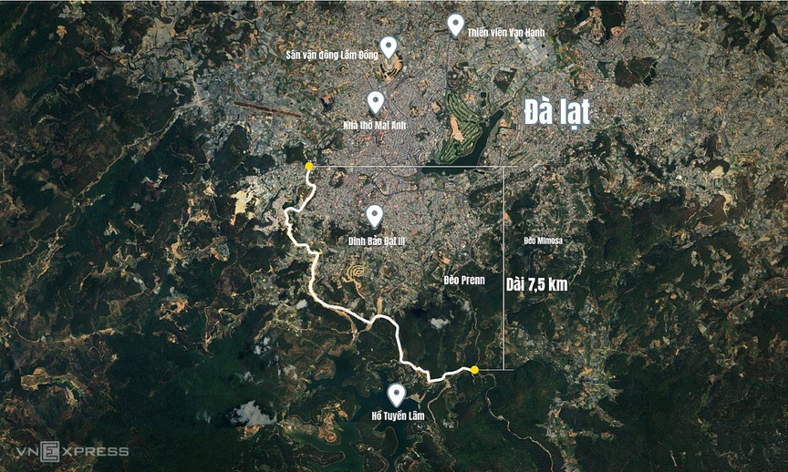 Cung đường gần nghìn tỷ xuyên rừng thông đẹp nhất 'tiểu Paris' của Việt Nam vẫn kẹt tiến độ- Ảnh 1. Cung đường gần nghìn tỷ xuyên rừng thông đẹp nhất 'tiểu Paris' của Việt Nam vẫn kẹt tiến độ- Ảnh 1.