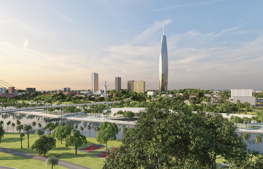 Sắp hoàn thiện tòa nhà chọc trời 400m cao bậc nhất thế giới, là biểu tượng mới của cả một châu lục- Ảnh 1. Sắp hoàn thiện tòa nhà chọc trời 400m cao bậc nhất thế giới, là biểu tượng mới của cả một châu lục- Ảnh 1.