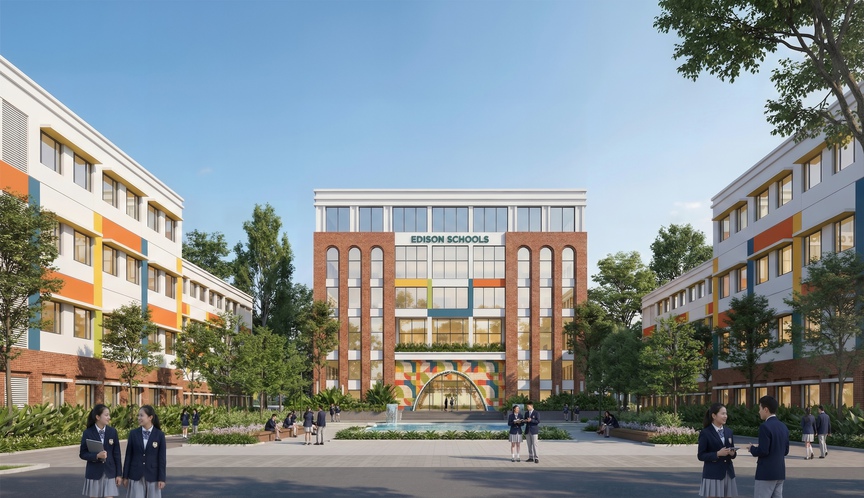 Đại đô thị Eco Retreat: Động thổ trường Phổ thông liên cấp Edison quy mô 3600 học sinh- Ảnh 3. Đại đô thị Eco Retreat: Động thổ trường Phổ thông liên cấp Edison quy mô 3600 học sinh- Ảnh 3.