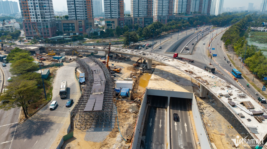 Nút giao 3.400 tỷ lớn và hiện đại nhất TP giàu nhất Việt Nam lùi thời hạn thông xe nửa năm- Ảnh 1. Nút giao 3.400 tỷ lớn và hiện đại nhất TP giàu nhất Việt Nam lùi thời hạn thông xe nửa năm- Ảnh 1.