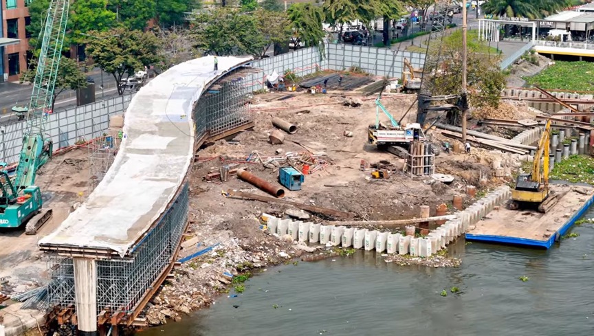 Cầu đi bộ nghìn tỷ vượt sông sở hữu kiến trúc độc đáo nhất thế giới tại Việt Nam dần thành hình- Ảnh 2. Cầu đi bộ nghìn tỷ vượt sông sở hữu kiến trúc độc đáo nhất thế giới tại Việt Nam dần thành hình- Ảnh 2.