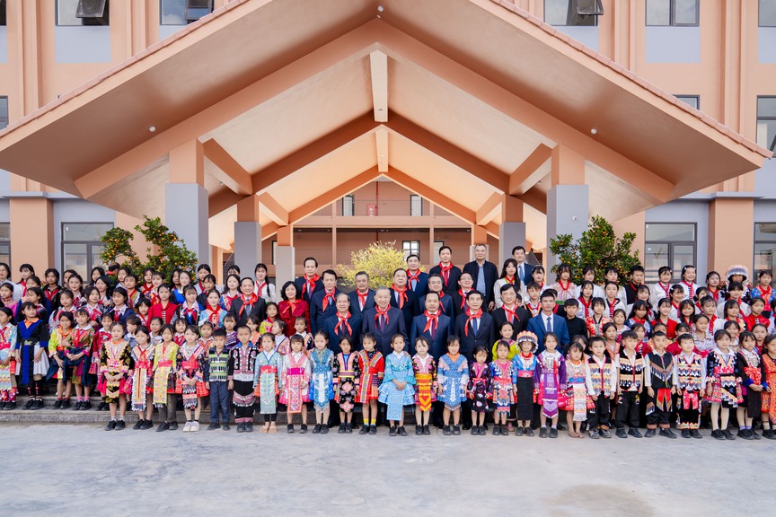 Khánh thành trường nội trú 5 sao đầu tiên vùng biên giới với dấu ấn của Sun Group- Ảnh 3. Khánh thành trường nội trú 5 sao đầu tiên vùng biên giới với dấu ấn của Sun Group- Ảnh 3.