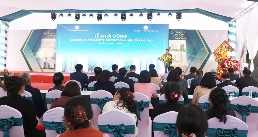 Phú Thọ: Khởi công Dự án nhà ở xã hội phường Thanh Miếu- Ảnh 1. Phú Thọ: Khởi công Dự án nhà ở xã hội phường Thanh Miếu- Ảnh 1.