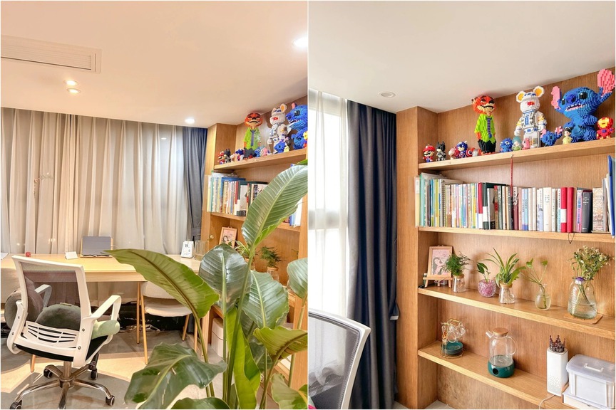 Căn hộ 39m2 của cô gái độc thân: Đủ bếp, phòng khách, góc thư giãn trong không gian tối giản- Ảnh 5. Căn hộ 39m2 của cô gái độc thân: Đủ bếp, phòng khách, góc thư giãn trong không gian tối giản- Ảnh 5.