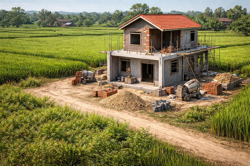 Kể từ nay, tự ý xây nhà trên đất nông nghiệp khi chưa chuyển đổi sẽ chịu hậu quả lớn- Ảnh 1.