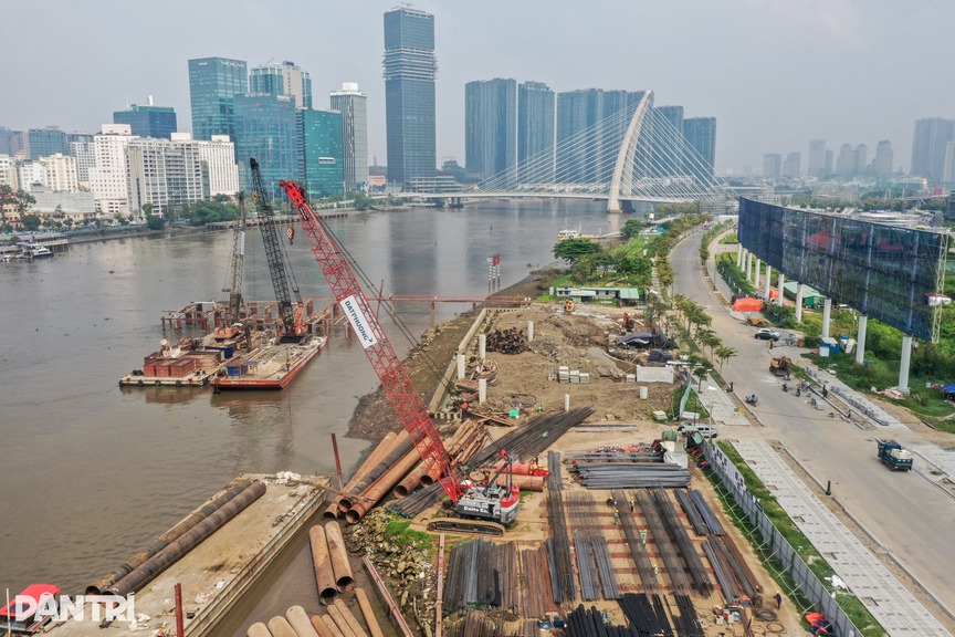 Cầu đi bộ nghìn tỷ vượt sông độc đáo nhất trên thế giới tại Việt Nam có sự góp mặt của ông lớn Nhật Bản đạt dấu mốc mới- Ảnh 2. Cầu đi bộ nghìn tỷ vượt sông độc đáo nhất trên thế giới tại Việt Nam có sự góp mặt của ông lớn Nhật Bản đạt dấu mốc mới- Ảnh 2.