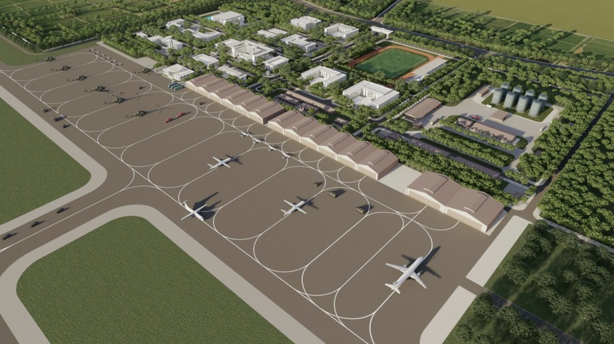 Phối cảnh sân bay Gia Bình. Nguồn ảnh: Báo Chính phủ Phối cảnh sân bay Gia Bình. Nguồn ảnh: Báo Chính phủ