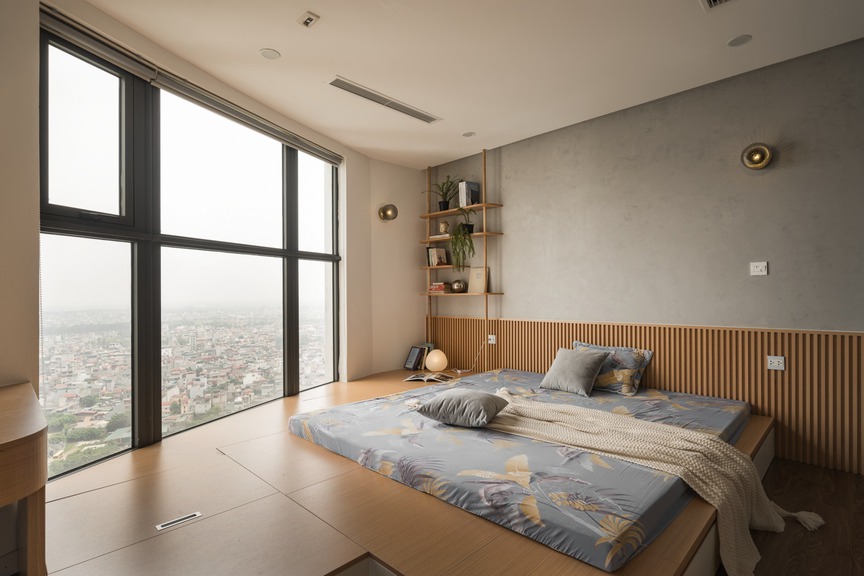 Căn hộ 125m2 bàn giao thô thành 'nhà sáng': Hành lang dài, góc cong vụn vẫn hóa tổ ấm thông minh- Ảnh 10. Căn hộ 125m2 bàn giao thô thành 'nhà sáng': Hành lang dài, góc cong vụn vẫn hóa tổ ấm thông minh- Ảnh 10.