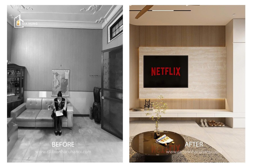 Biến nhà cũ thành không gian sống chuẩn mới giữa lòng Hà Nội- Ảnh 5. Biến nhà cũ thành không gian sống chuẩn mới giữa lòng Hà Nội- Ảnh 5.