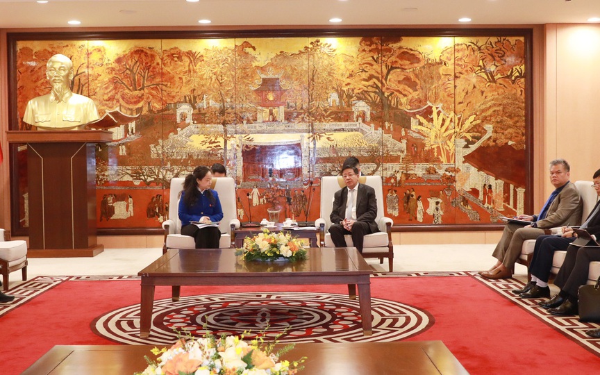 Hình ảnh tại buổi làm việc. Nguồn ảnh: Hanoi.gov.vn