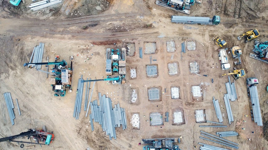 Mới nhất về dự án sân vận động 60.000 chỗ ngồi lớn bậc nhất Việt Nam, vượt chuẩn quốc tế với mái vòm đóng mở tự động- Ảnh 2.