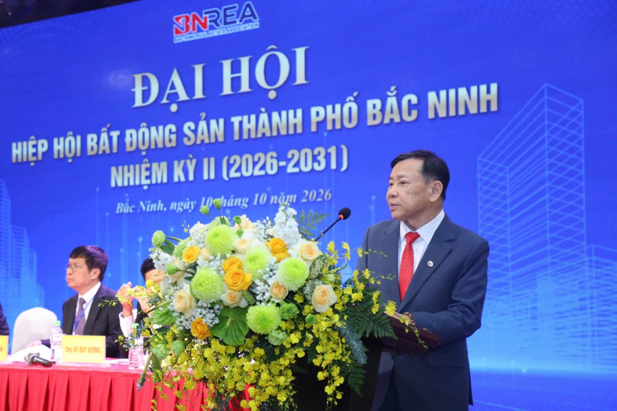 Phát biểu của Chủ tịch Hiệp hội Bất động sản Việt Nam tại Đại hội Hiệp hội Bất động sản TP. Bắc Ninh - Ảnh 2.