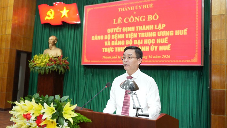 TP. Huế: Thành lập Đảng bộ Bệnh viện Trung ương Huế và Đảng bộ Đại học Huế  - Ảnh 3.