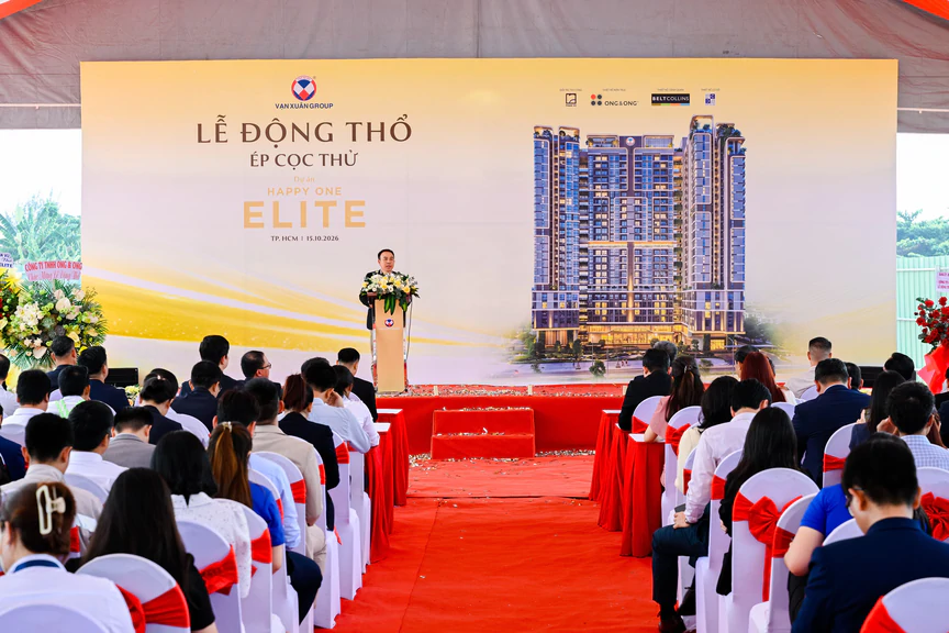Vạn Xuân Group chính thức động thổ dự án Happy One Elite - Ảnh 3.