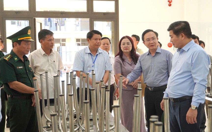 Quảng Trị: kiểm tra tiến độ hoàn thiện các trường học nội trú tại Hướng Phùng và Đakrông - Ảnh 4.