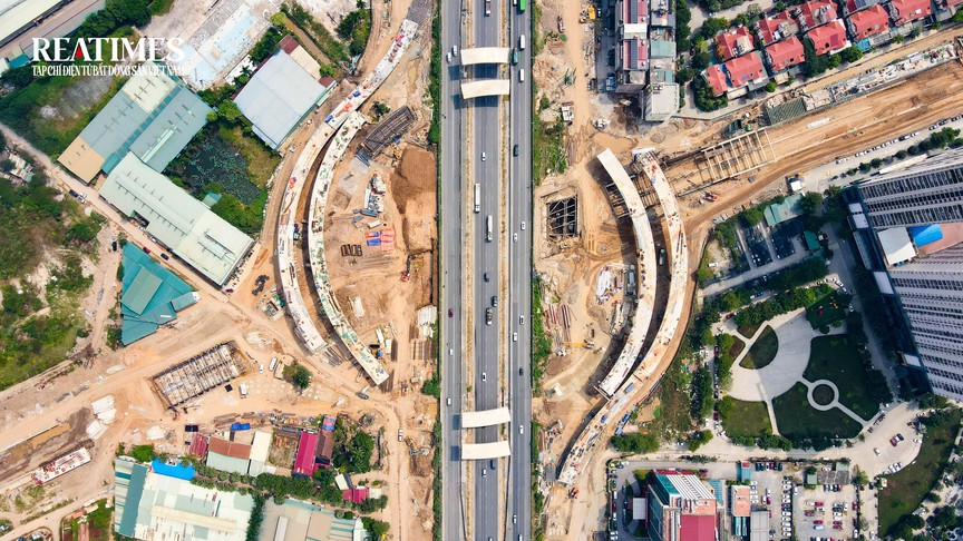 Hà Nội: Nút giao Vành đai 3,5 - Đại lộ Thăng Long dần lộ diện sau hơn 1 năm khởi công- Ảnh 2.