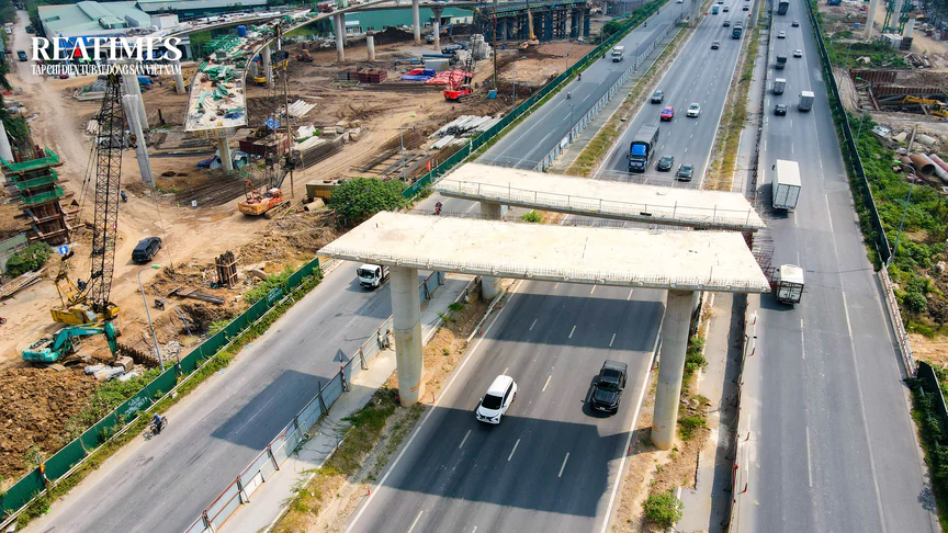 Hà Nội: Nút giao Vành đai 3,5 - Đại lộ Thăng Long dần lộ diện sau hơn 1 năm khởi công- Ảnh 5.