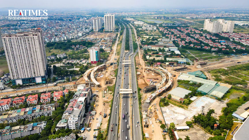 Hà Nội: Nút giao Vành đai 3,5 - Đại lộ Thăng Long dần lộ diện sau hơn 1 năm khởi công- Ảnh 16.