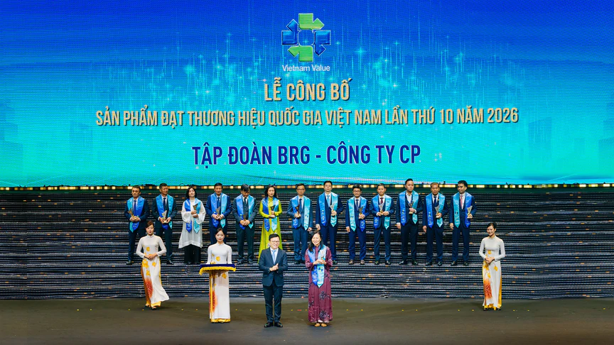 Bốn sản phẩm, dịch vụ thuộc Tập đoàn BRG được vinh danh Thương hiệu quốc gia Việt Nam 2026 - Ảnh 1.