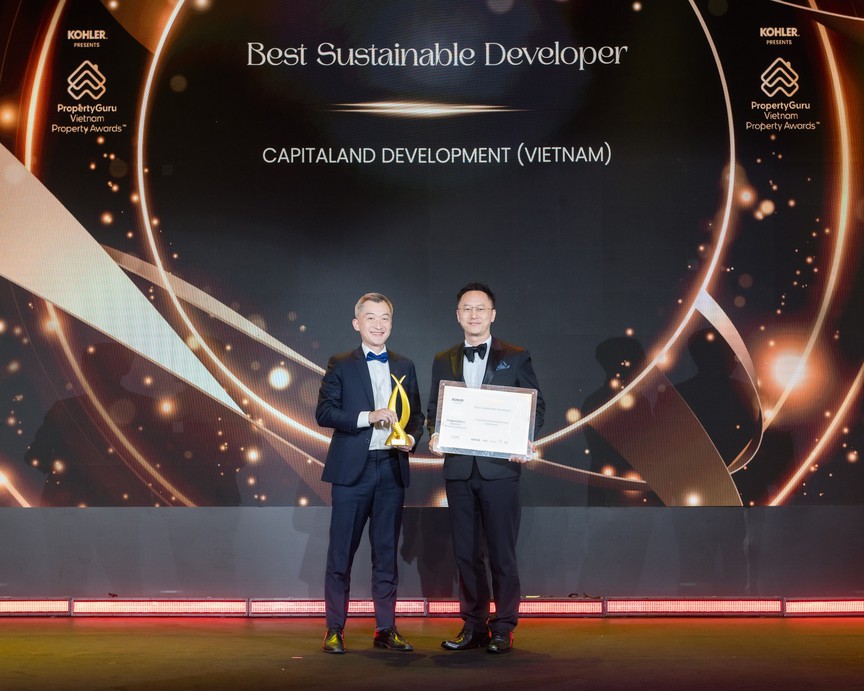 CapitaLand Development được tôn vinh doanh nghiệp phát triển bền vững, đóng góp xã hội và thiết kế xuất sắc tại Giải thưởng Bất động sản Việt Nam PropertyGuru 2026.  - Ảnh 2.