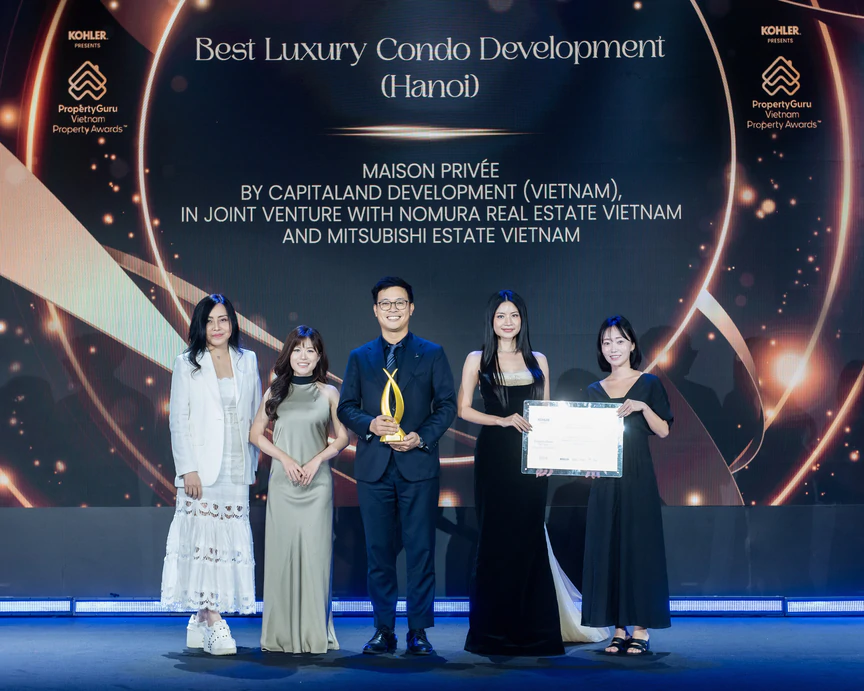 CapitaLand Development được tôn vinh doanh nghiệp phát triển bền vững, đóng góp xã hội và thiết kế xuất sắc tại Giải thưởng Bất động sản Việt Nam PropertyGuru 2026.  - Ảnh 3.