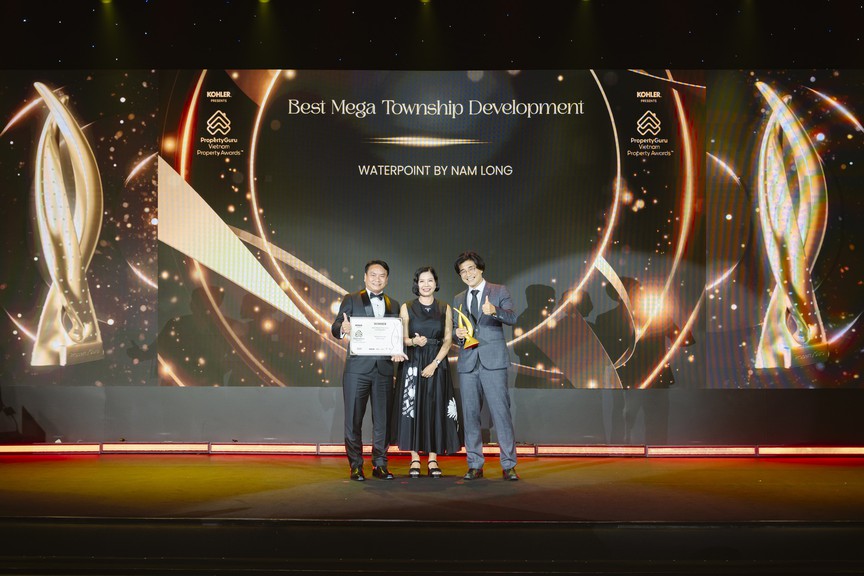 Waterpoint vừa được xướng tên tại PropertyGuru Vietnam Property Awards 2026: Khi tầm nhìn quy hoạch hóa thành sức sống thực - Ảnh 1.