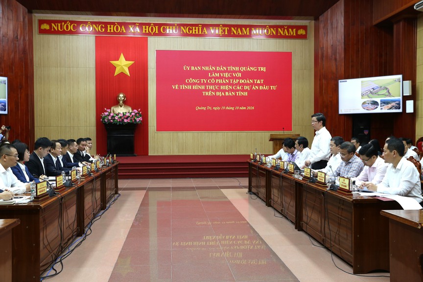 Quảng Trị và T&T Group bàn cách gỡ khó khăn, tăng tốc triển khai loạt dự án trọng điểm - Ảnh 1.