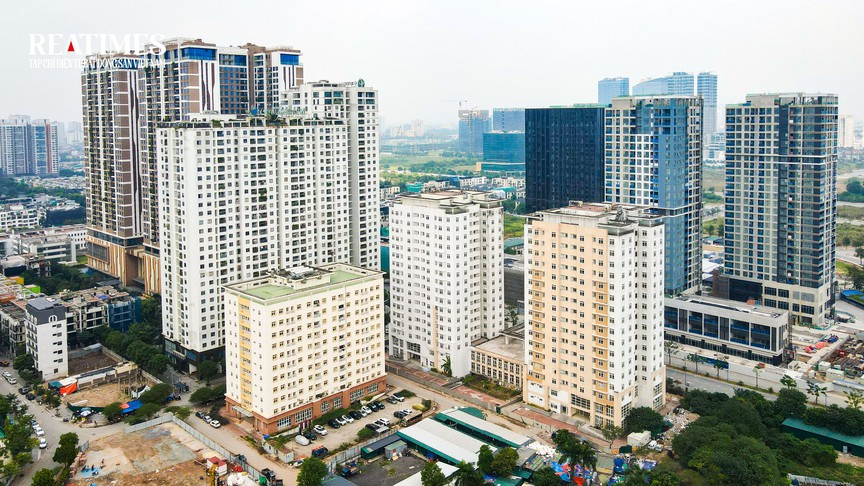 Cận cảnh toà nhà tái định cư cạnh khu đô thị Starlake vừa được Hà Nội yêu cầu sớm bàn giao- Ảnh 1.