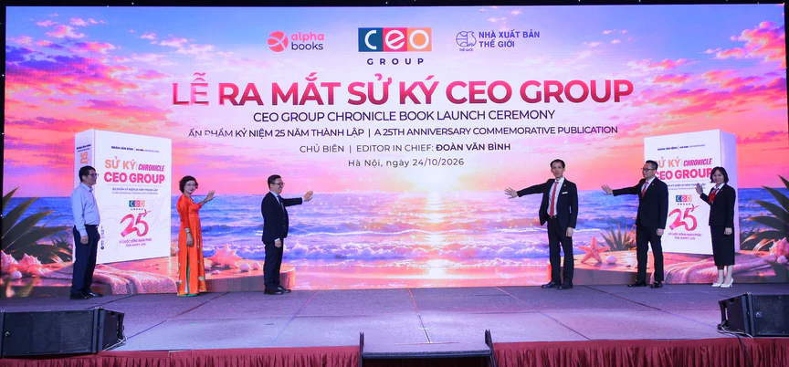 Ra mắt ấn phẩm sử ký đặc biệt chào mừng kỷ niệm 25 năm thành lập CEO Group - Ảnh 3.