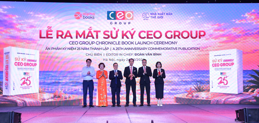 Ra mắt ấn phẩm sử ký đặc biệt chào mừng kỷ niệm 25 năm thành lập CEO Group - Ảnh 4.