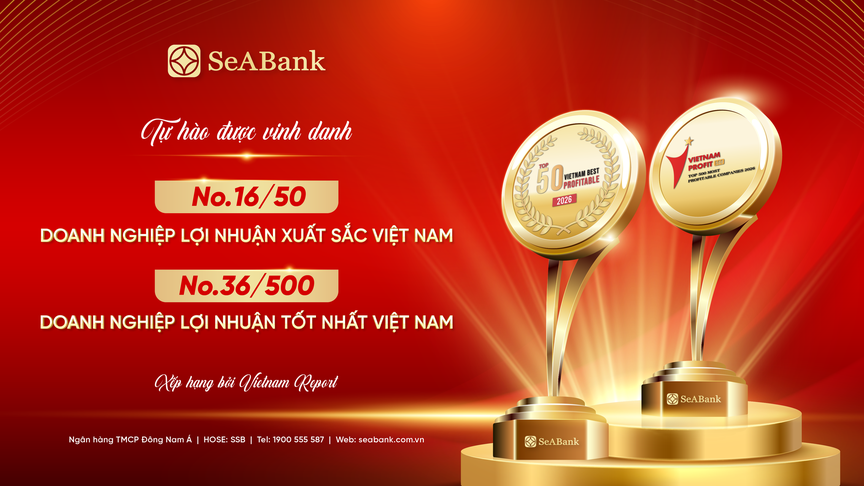 SeABank xếp thứ 16 trong Top 50 Doanh nghiệp lợi nhuận xuất sắc Việt Nam - Ảnh 1.