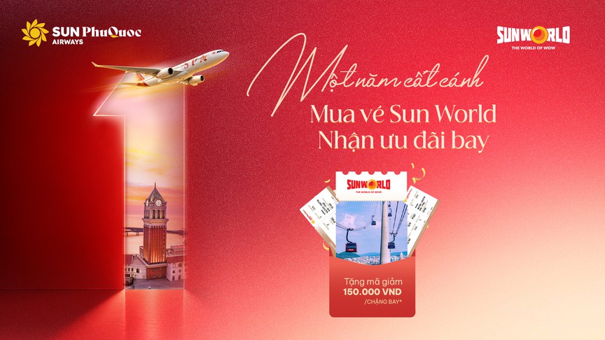Kỷ niệm 1 năm cất cánh, Sun PhuQuoc Airways tặng khách Sun World mã ưu đãi bay và vé tham quan Cầu Hôn - Ảnh 1.