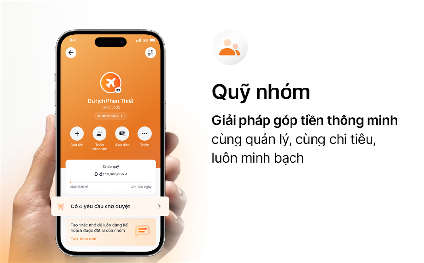 MyVIB thêm phương án chia quỹ, thanh toán trực tuyến và chia sẻ đặc quyền sân bay - Ảnh 1.