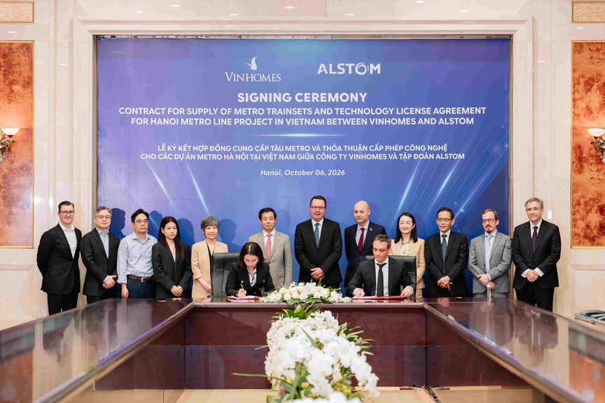Vingroup và Alstom hợp tác công nghệ để phát triển tuyến đường sắt đô thị Hà Nội thế hệ mới - Ảnh 3.