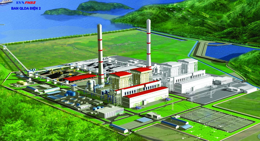 Phối cảnh Nhà máy Nhiệt điện LNG Quảng Trạch II. Nguồn ảnh: Internet