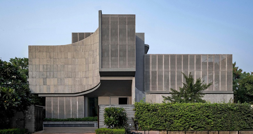 Ngôi nhà cong độc đáo giữa sa mạc Jaipur- Ảnh 1.