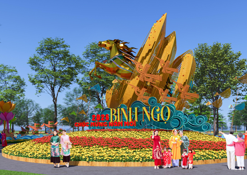 Hội Hoa Xuân TP. Hồ Chí Minh năm 2026: Xuân hội tụ, vững bước vươn mình- Ảnh 2.