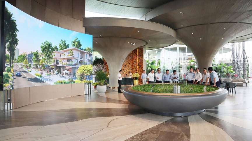 Hình ảnh tại buổi khảo sát. Nguồn ảnh: UBND xã Bến Lức