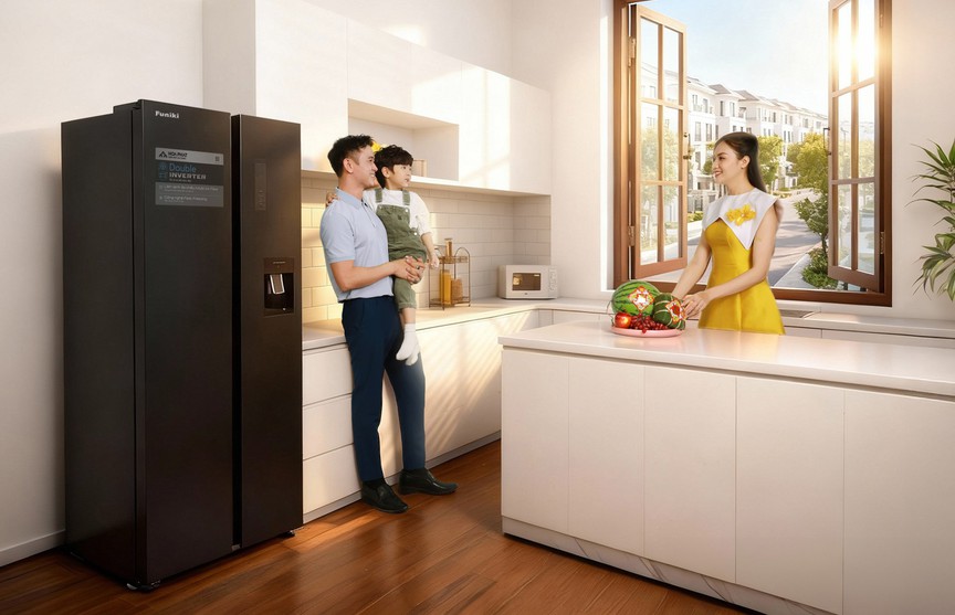 Tủ lạnh, máy giặt, tủ đông của Điện lạnh Hòa Phát hút khách mùa Tết- Ảnh 1.