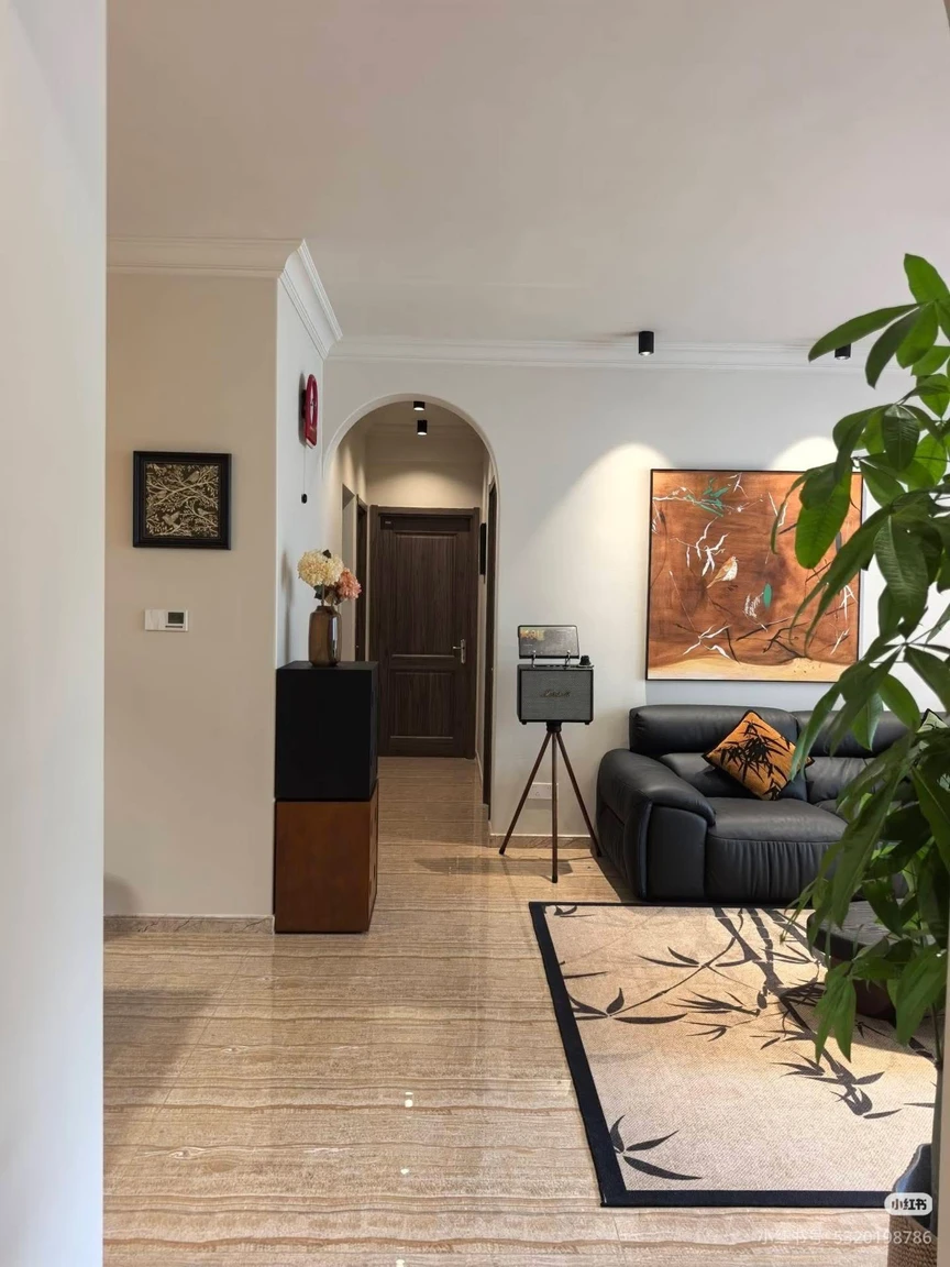 Ấn tượng mạnh mẽ với căn hộ sở hữu kiến trúc giao thoa Á Đông và hiện đại- Ảnh 6.