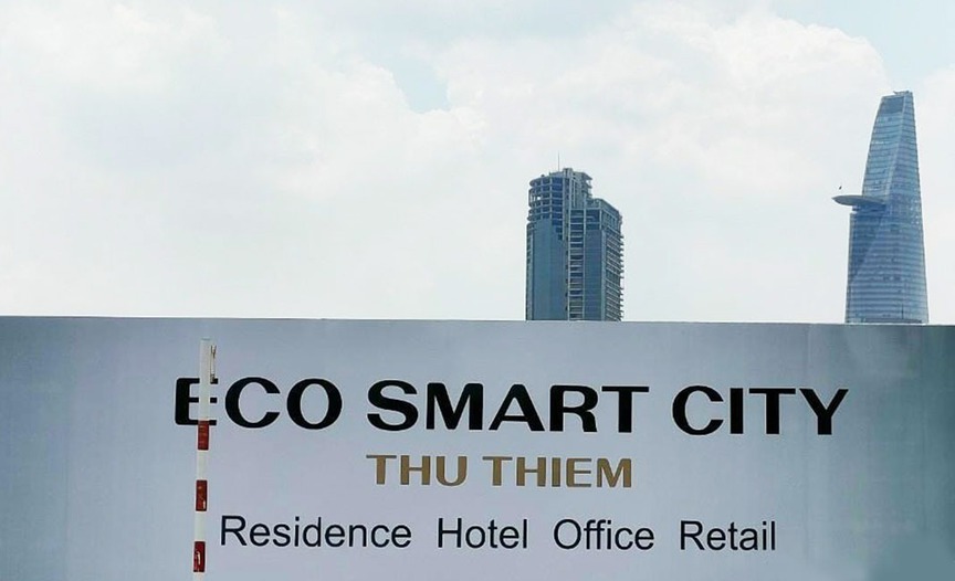 Biển thông tin dự án. Nguồn ảnh: Saigon Times