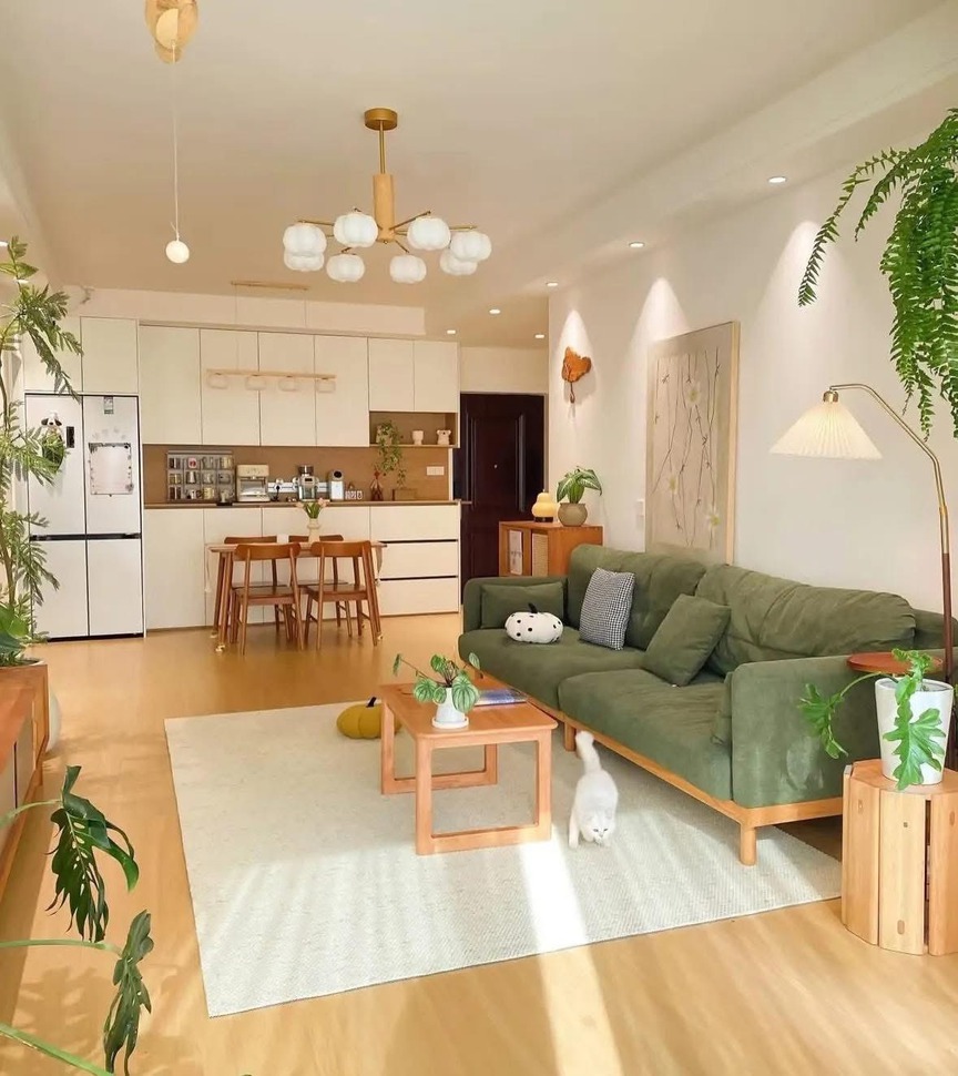 Sống chậm trong căn hộ đậm chất Scandinavian - Japandi- Ảnh 1.