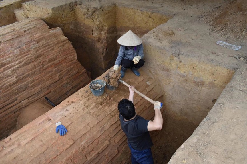 Phát hiện khu mộ gạch cổ 2.000 tuổi ở Quảng Ninh: Quy mô 150m2, cấu trúc như một tổ hợp kiến trúc ngầm- Ảnh 4.