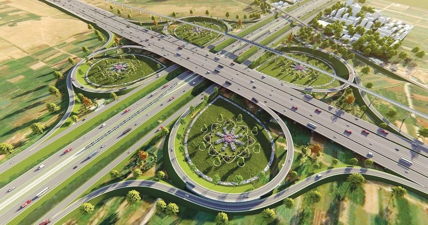 Đoạn tuyến cao tốc hơn 56.000 tỷ nằm trên tuyến vành đai lớn của miền Bắc đạt dấu mốc quan trọng- Ảnh 2.