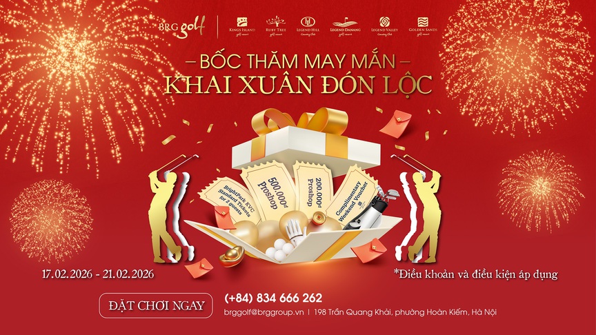 Đón Xuân Bính Ngọ 2026 cùng ưu đãi đặc quyền từ BRG Golf- Ảnh 2. Đón Xuân Bính Ngọ 2026 cùng ưu đãi đặc quyền từ BRG Golf- Ảnh 2.