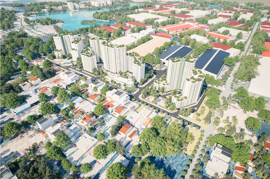 Phối cảnh nhà ở xã hội Ecohome Hòa Hiệp. Nguồn ảnh: Internet Phối cảnh nhà ở xã hội Ecohome Hòa Hiệp. Nguồn ảnh: Internet